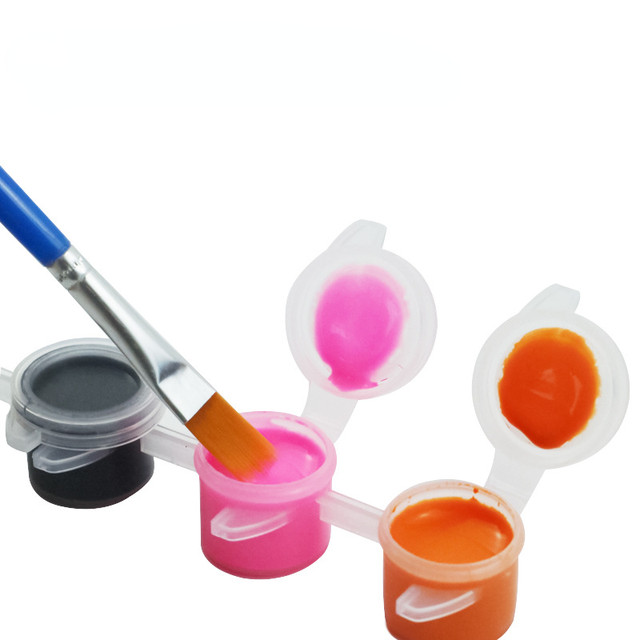 5*6 Pcs Joint Pigment Box Painting Acrylic Paint Supplies Drawing Art  Education paint box - AliExpress